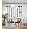 17-1004WT Peridot 1 Light Outdoor Chandelier | Lifestyle Image