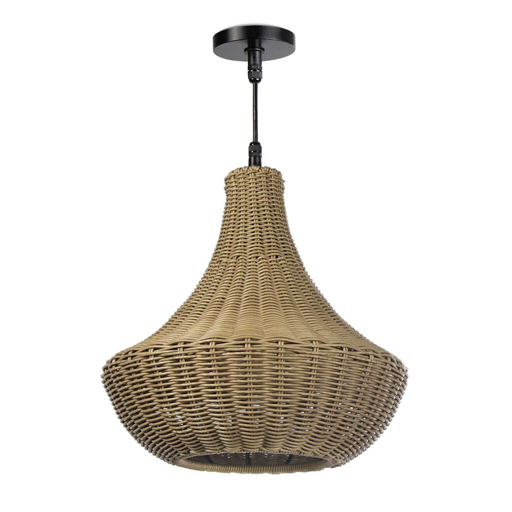 17-1024GRY Vista 1 Light Outdoor Chandelier | Alternate Image
