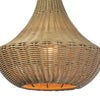 17-1024GRY Vista 1 Light Outdoor Chandelier | Alternate Image