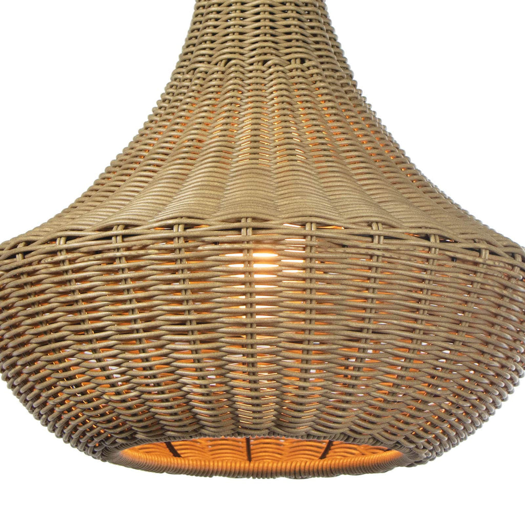 17-1024GRY Vista 1 Light Outdoor Chandelier | Alternate Image