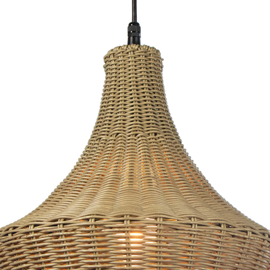 17-1024GRY Vista 1 Light Outdoor Chandelier | Alternate Image