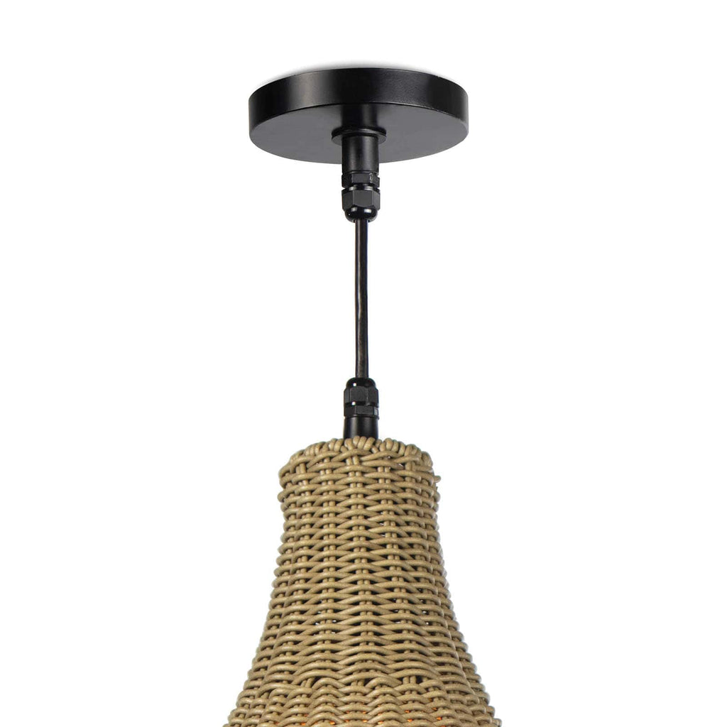 17-1024GRY Vista 1 Light Outdoor Chandelier | Alternate Image