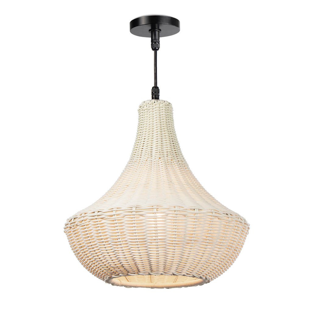 17-1024WT Vista 1 Light Outdoor Chandelier | Main Image