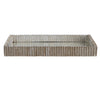 Elegant Silver Leaf Decorative Tray - Home Accessories- Alternate Image