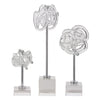 Park Avenue Traditional Statues + Bookends in Trio Glass Knot- Alternate Image