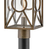 18371BK Brixton 1 Light Traditional Outdoor Post/Pier Mount | Alternate Image