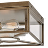 18373BK Brixton 2 Light Traditional Outdoor Flush Mount | Alternate Image