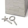 20-1098 Tic Tac Toe Block (White Bone) | Alternate Image