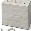 20-1098 Tic Tac Toe Block (White Bone) | Alternate Image