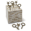 20-1099 Tic Tac Toe Block (Multi-Tone Bone) | Main Image