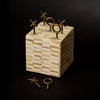 20-1099 Tic Tac Toe Block (Multi-Tone Bone) | Alternate Image