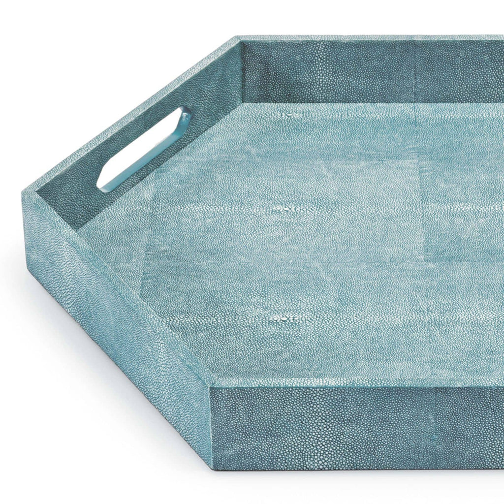 20-1145TQ Shagreen Hex Tray | Alternate Image
