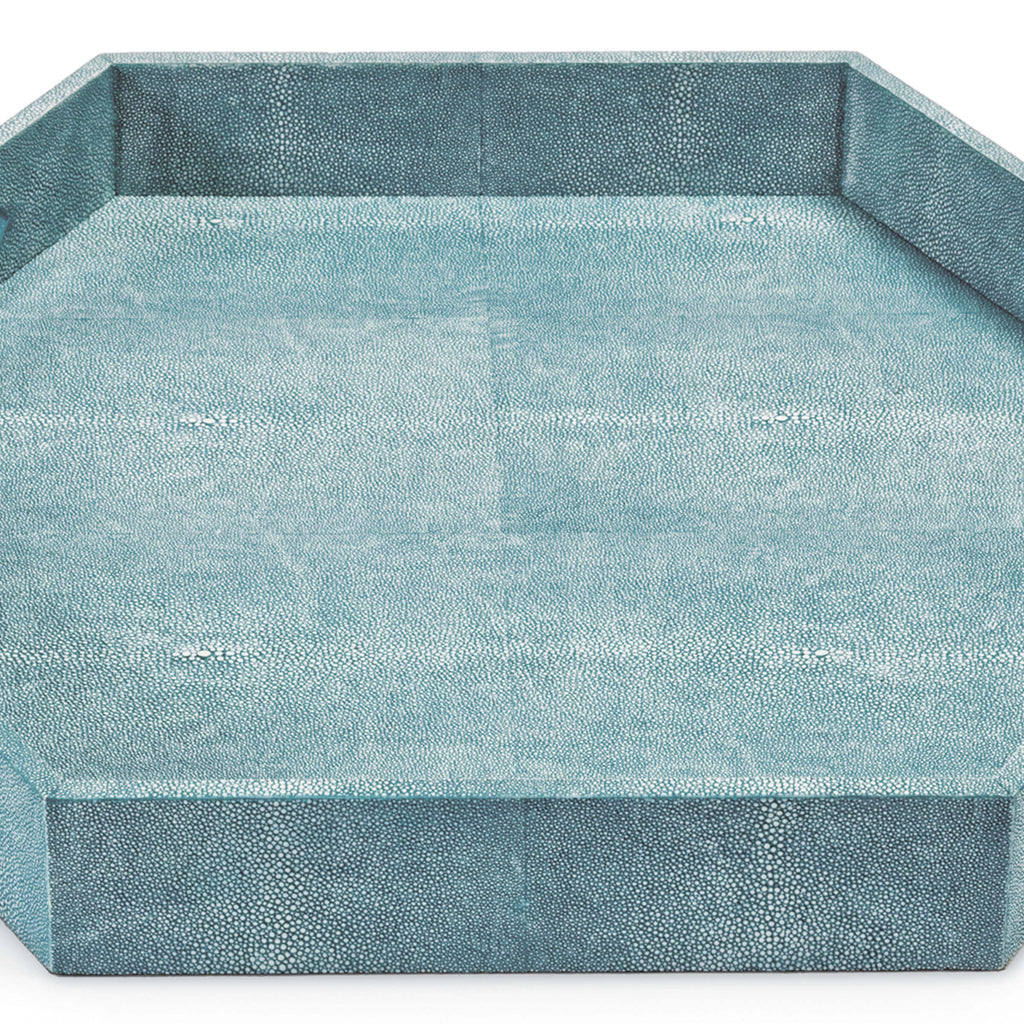 20-1145TQ Shagreen Hex Tray | Alternate Image