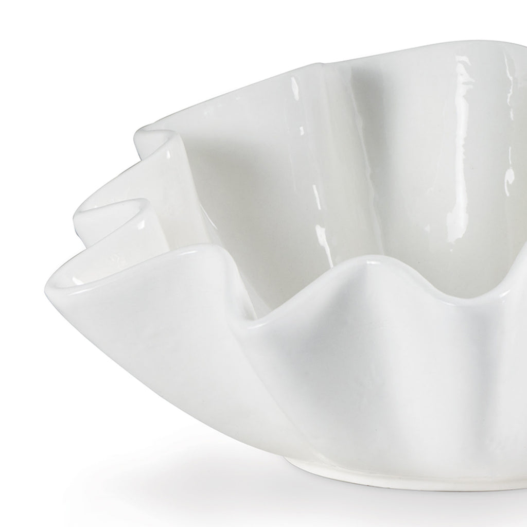 20-1268 Ruffle Ceramic Bowl Medium | Alternate Image