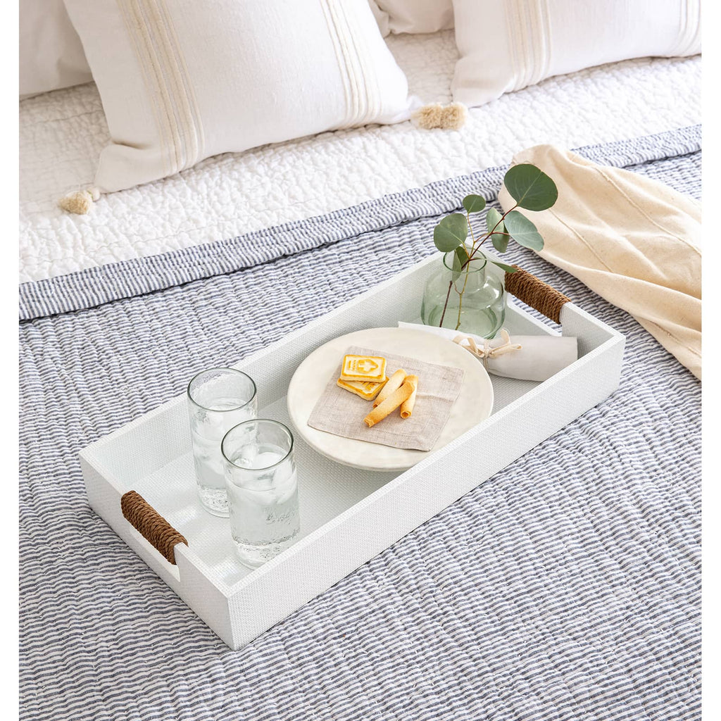 20-1331WT Logia Rectangle Tray Small | Lifestyle Image