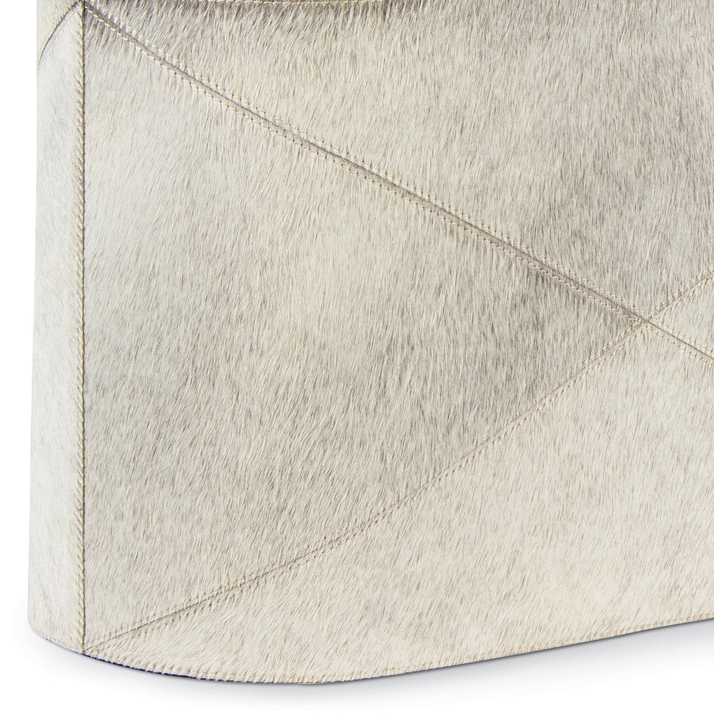 20-1464GRY Andres Hair on Hide Basket | Alternate Image