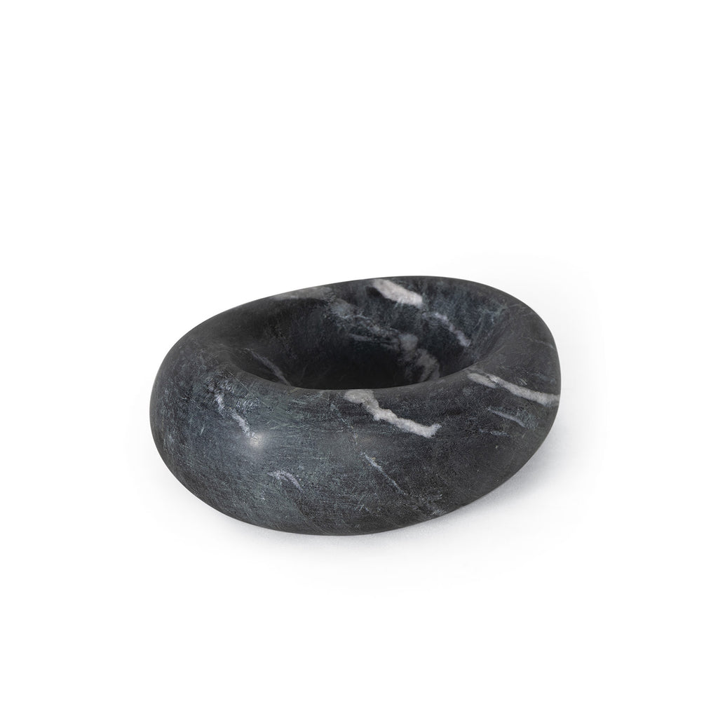 20-1583BLK Lagoon Marble Bowl | Main Image