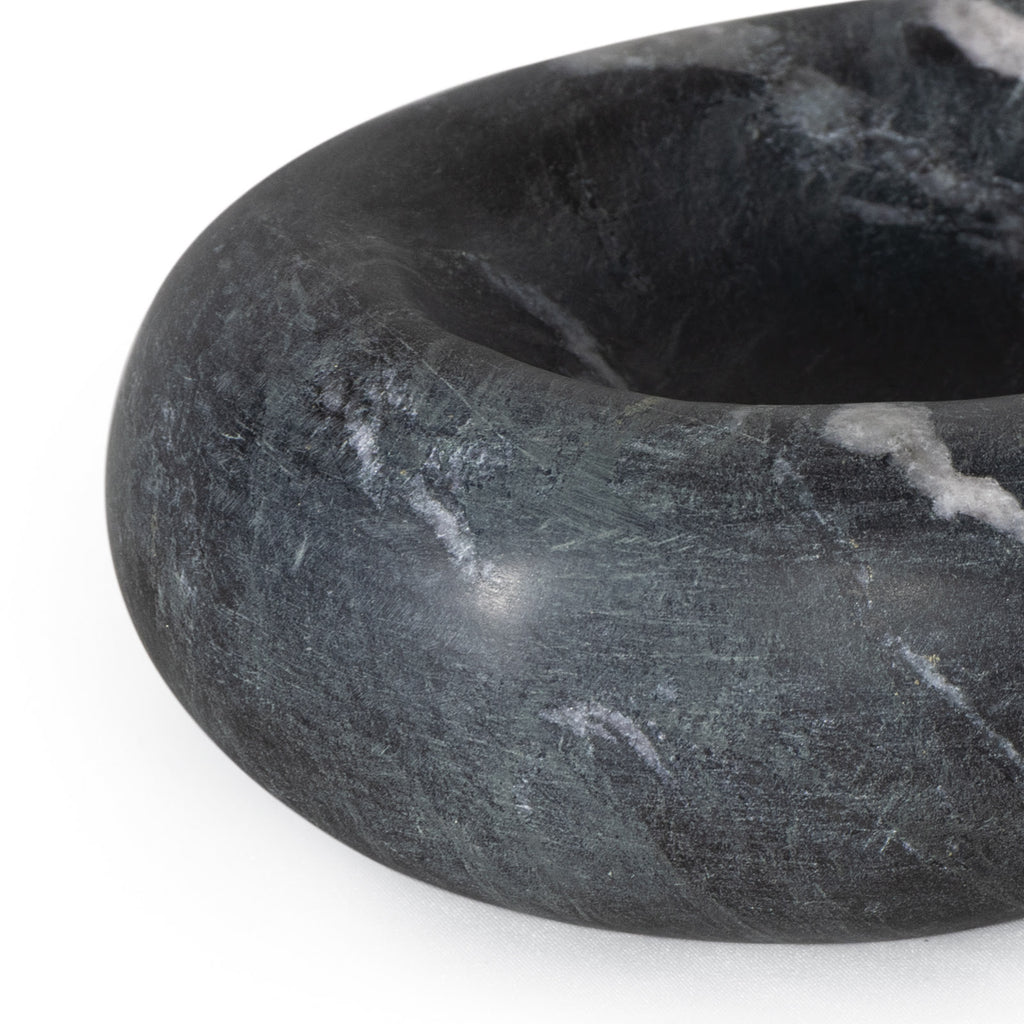 20-1583BLK Lagoon Marble Bowl | Alternate Image