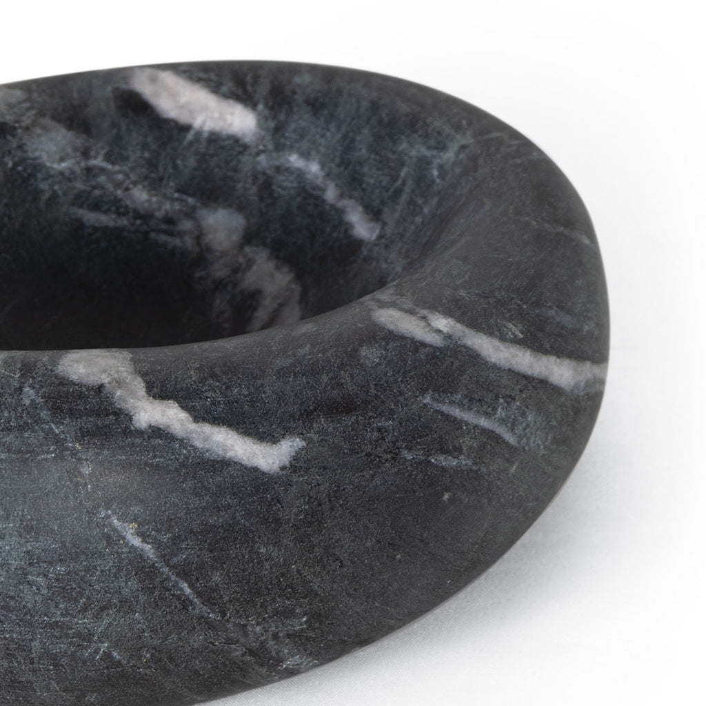 20-1583BLK Lagoon Marble Bowl | Alternate Image