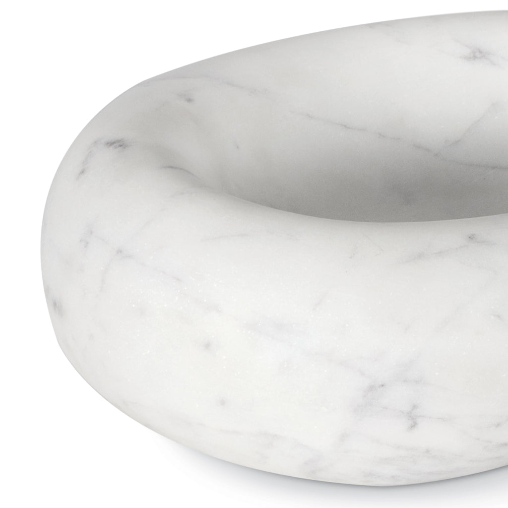 20-1583WT Lagoon Marble Bowl | Alternate Image