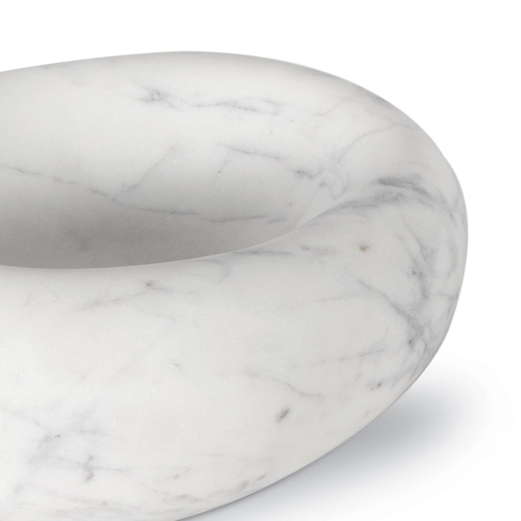 20-1583WT Lagoon Marble Bowl | Alternate Image