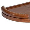 20-1609TAN Forte Leather Tray Oval | Alternate Image