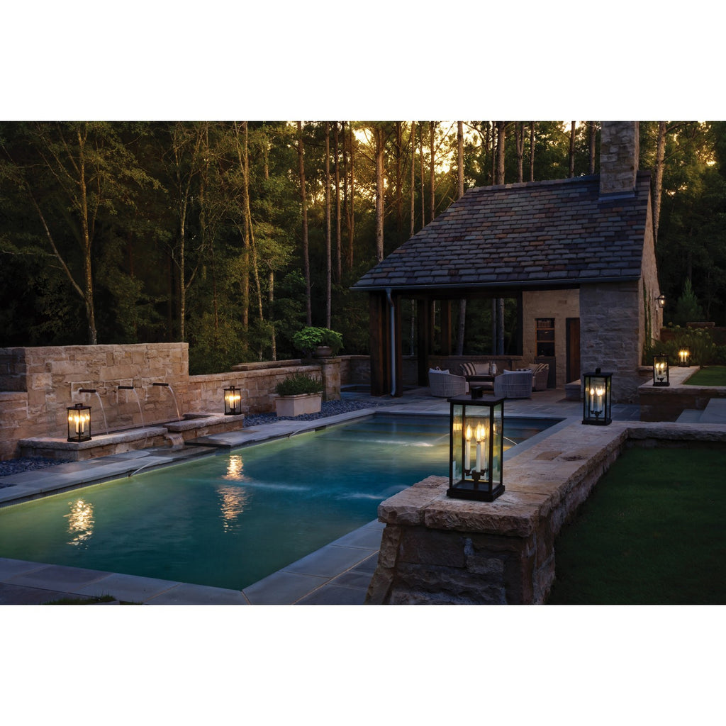 20014BK Weymouth 2 Light Outdoor Wall Mount|Lifestyle Image