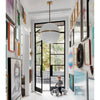 Crystorama Truax 30'' Pendant in Aged Brass - Lifestyle View