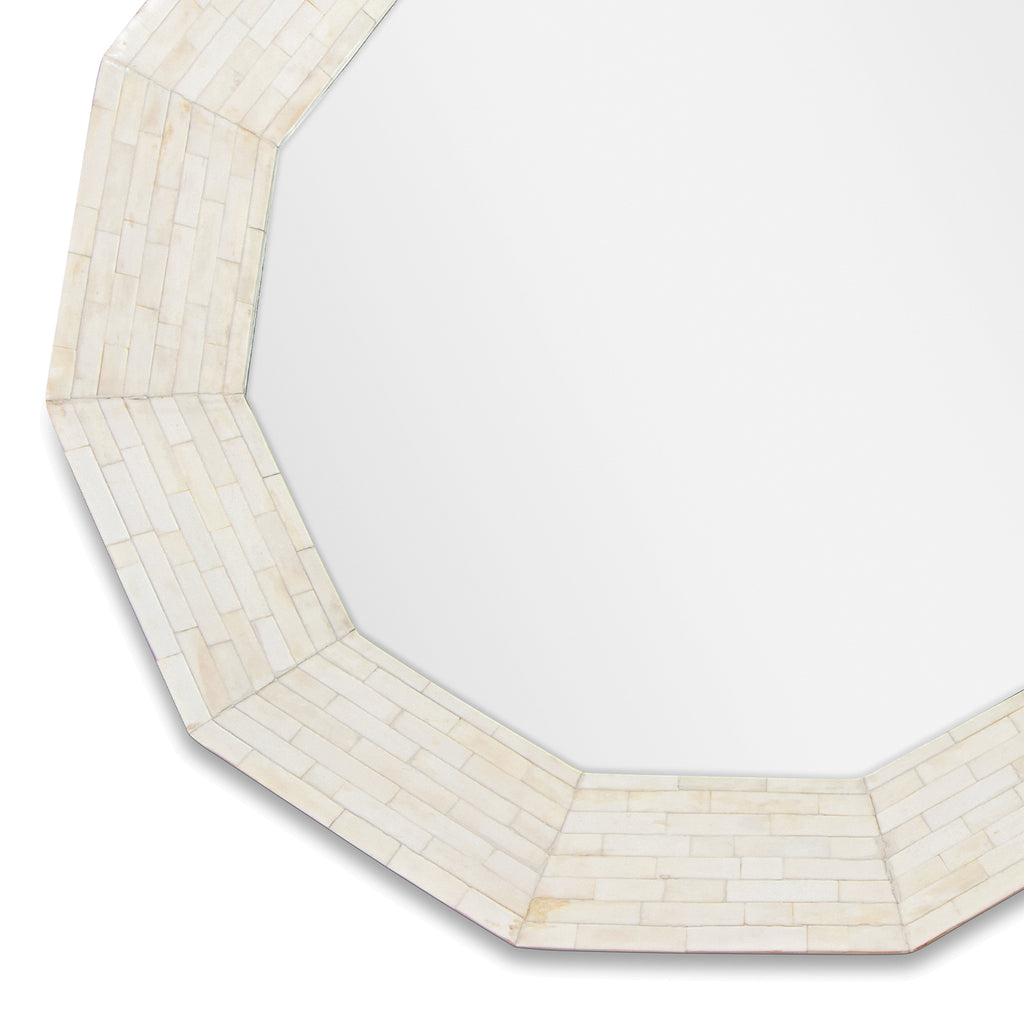 21-1121NAT Ares Bone Mirror | Alternate Image
