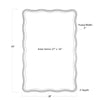21-1142 Candice Mirror Rectangle | Dimensions Image