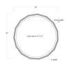 21-1153 Tarquin Mirror Small | Dimensions Image