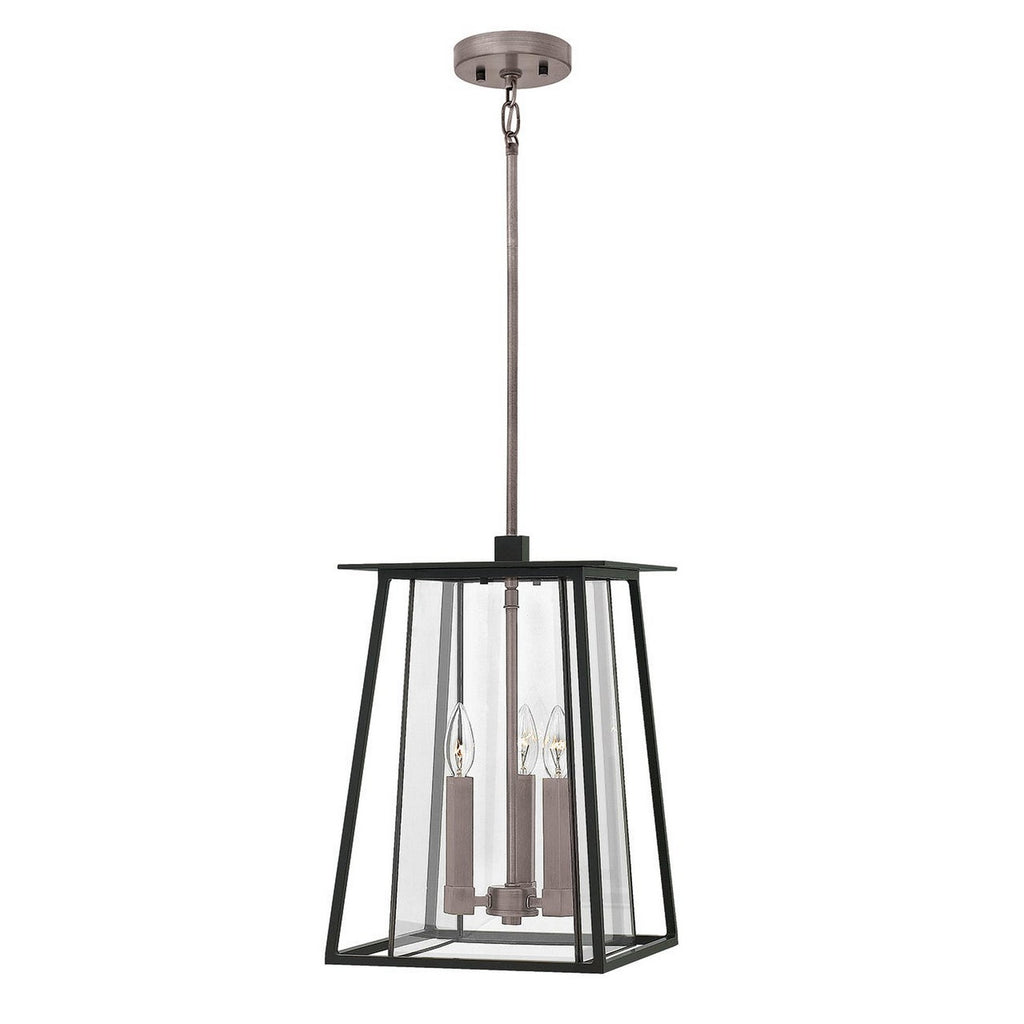 2102BK-LL Walker 3 Light Outdoor Pendant|Main Image