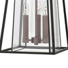 2102BK-LL Walker 3 Light Outdoor Pendant|Alternate Image