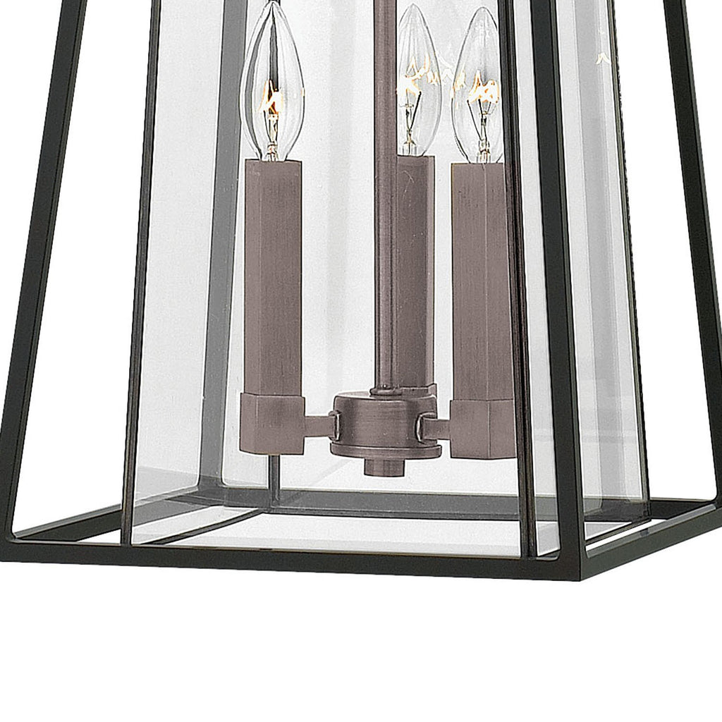 2102BK-LL Walker 3 Light Outdoor Pendant|Alternate Image