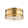 2202-AGB Gaines 2 Light Flush Mount Main Image