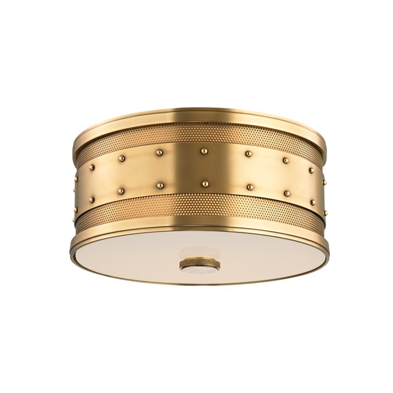 2202-AGB Gaines 2 Light Flush Mount Main Image