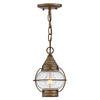 2203DZ Cape Cod 1 Light Rustic Outdoor Flush Mount | Alternate Image