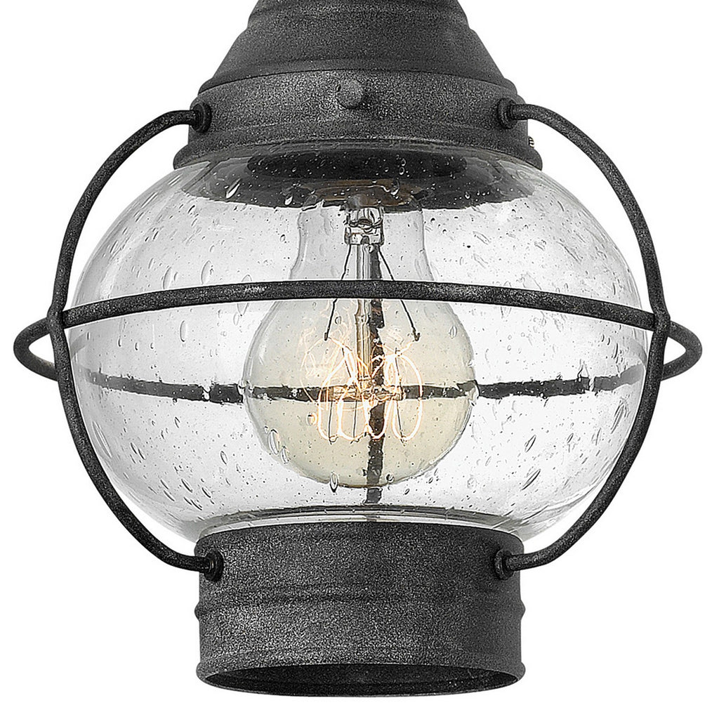 2203DZ Cape Cod 1 Light Rustic Outdoor Flush Mount | Alternate Image