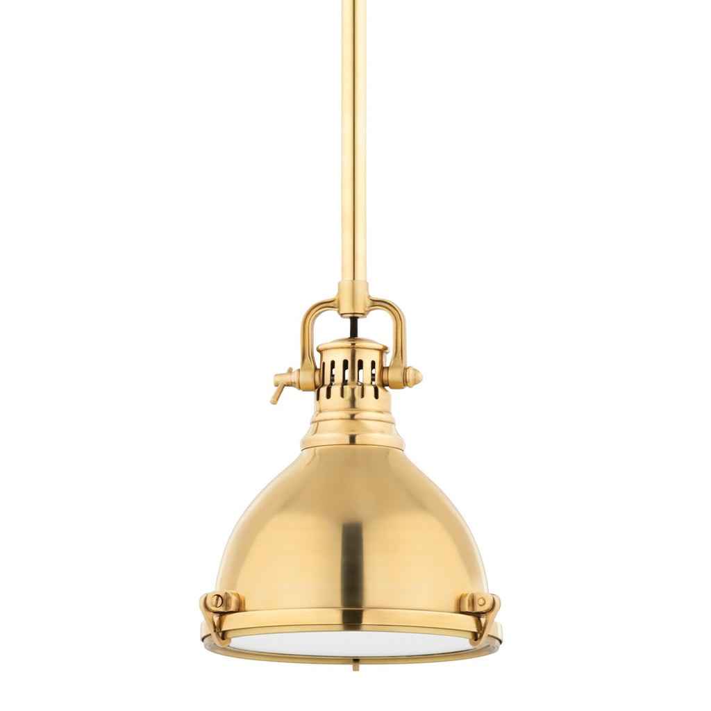 2210-AGB Pelham 1 Light Pendant Main Image