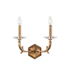 Crystorama Hugo 13.5'' Sconce in Roman Bronze - Front View