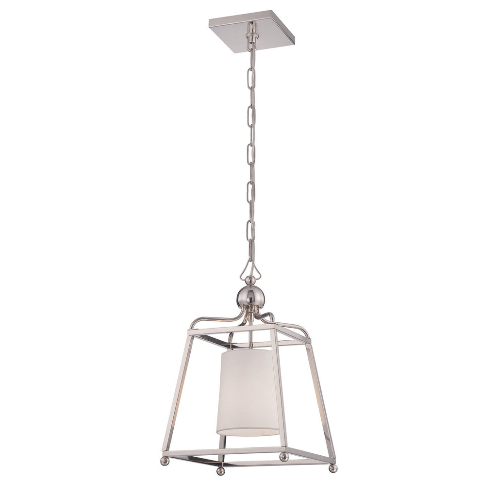 2240-PN Libby Langdon for Crystorama Sylvan 1 Light Mini Pendant | Main Image