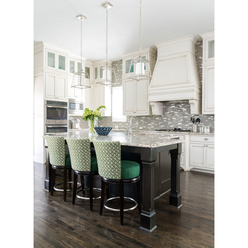 Crystorama Sylvan 11.5'' Pendant in Polished Nickel - Lifestyle View