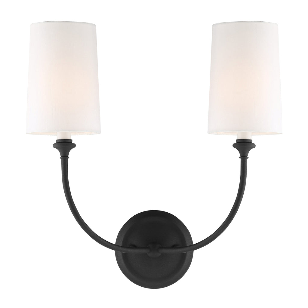 2242-BF Libby Langdon for Crystorama Sylvan 2 Light Sconce | Main Image