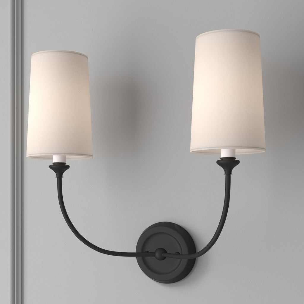 2242-DB Libby Langdon Sylvan 2 Light Sconce | Lifestyle Image