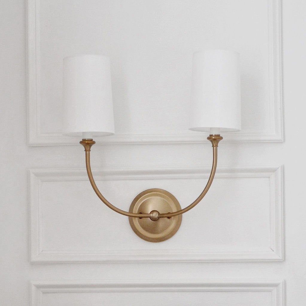 2242-VG Libby Langdon Sylvan 2 Light Sconce | Lifestyle Image