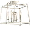 2243-PN_NOSHADE Sylvan 16'' Semi Flush Mount | Alternate Image