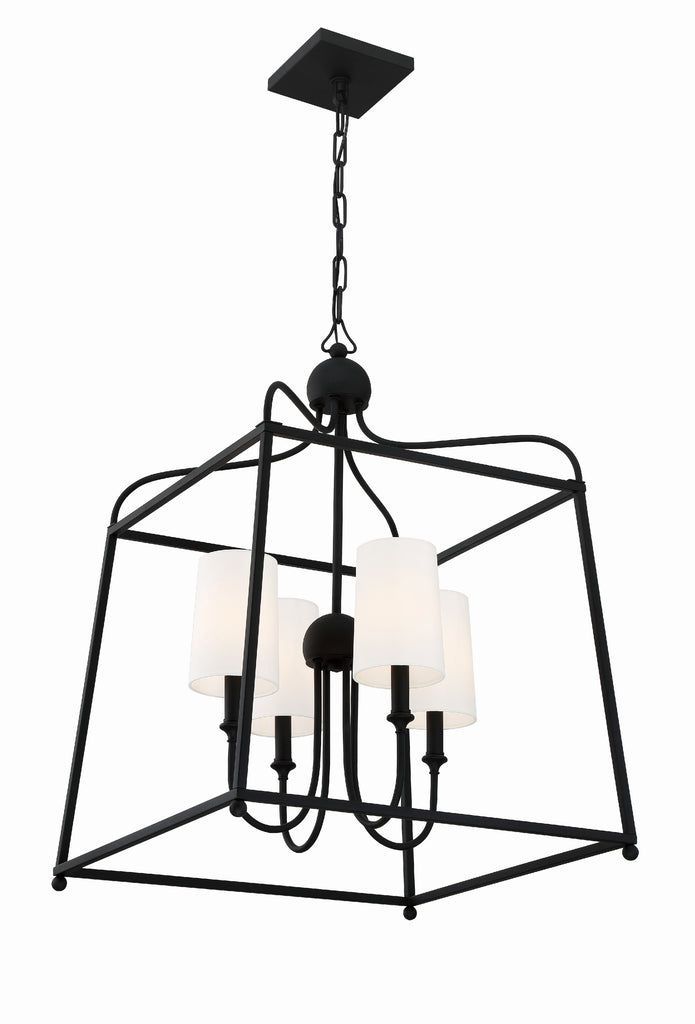 2244-BF_ULN Libby Langdon Sylvan 4 Light Lantern Chandelier | Alternate Image