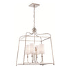 2244-PN Libby Langdon Sylvan 4 Light Lantern Chandelier | Main Image