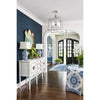 Crystorama Sylvan 21.5'' Chandelier in Polished Nickel - Lifestyle View