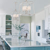 2244-PN Libby Langdon Sylvan 4 Light Lantern Chandelier | Lifestyle Image